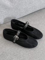 Miu Miu Mesh Fabric Ballerinas