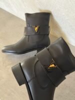 Louis Vuitton Midtown Flat Ankle Boots in Black Calf leather - Image 3