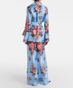 Dolce & Gabbana Flower Bouquet-Print Silk Set - Image 2