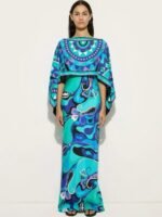 Pucci Orchidee Print Silk Dress