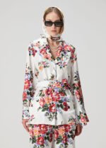 Dolce & Gabbana Flower Bouquet-Print Silk Set - Image 2