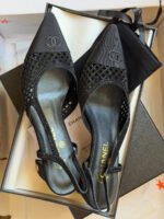 Chanel Strass Mesh Slingback Pump - Image 5