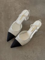 Chanel Strass Mesh Slingback Pump - Image 3